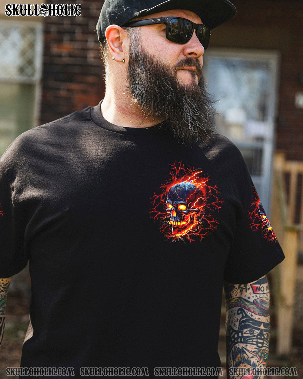 BLISSCORNERS I AM THE STORM SKULL ALL OVER PRINT