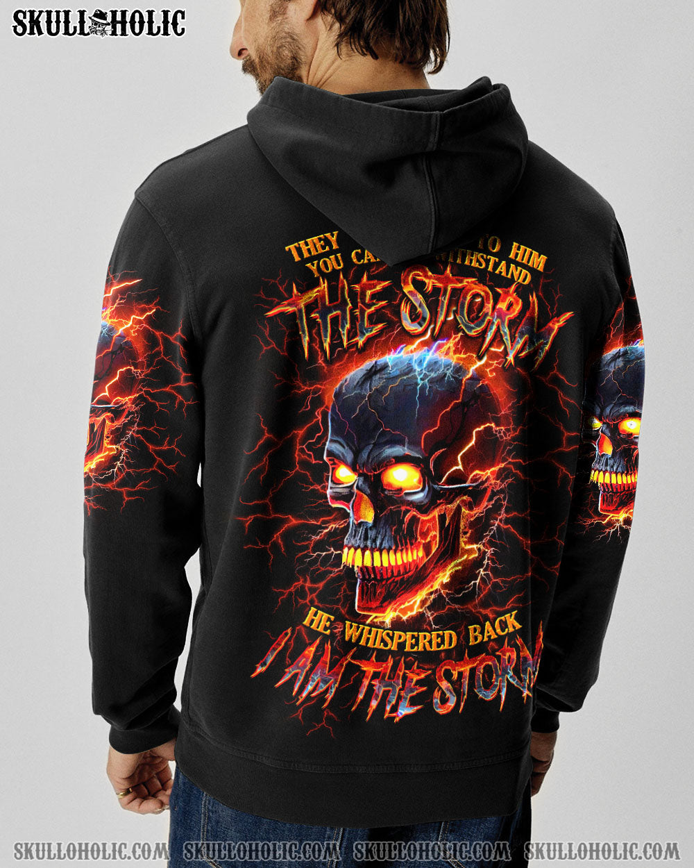 BLISSCORNERS I AM THE STORM SKULL ALL OVER PRINT