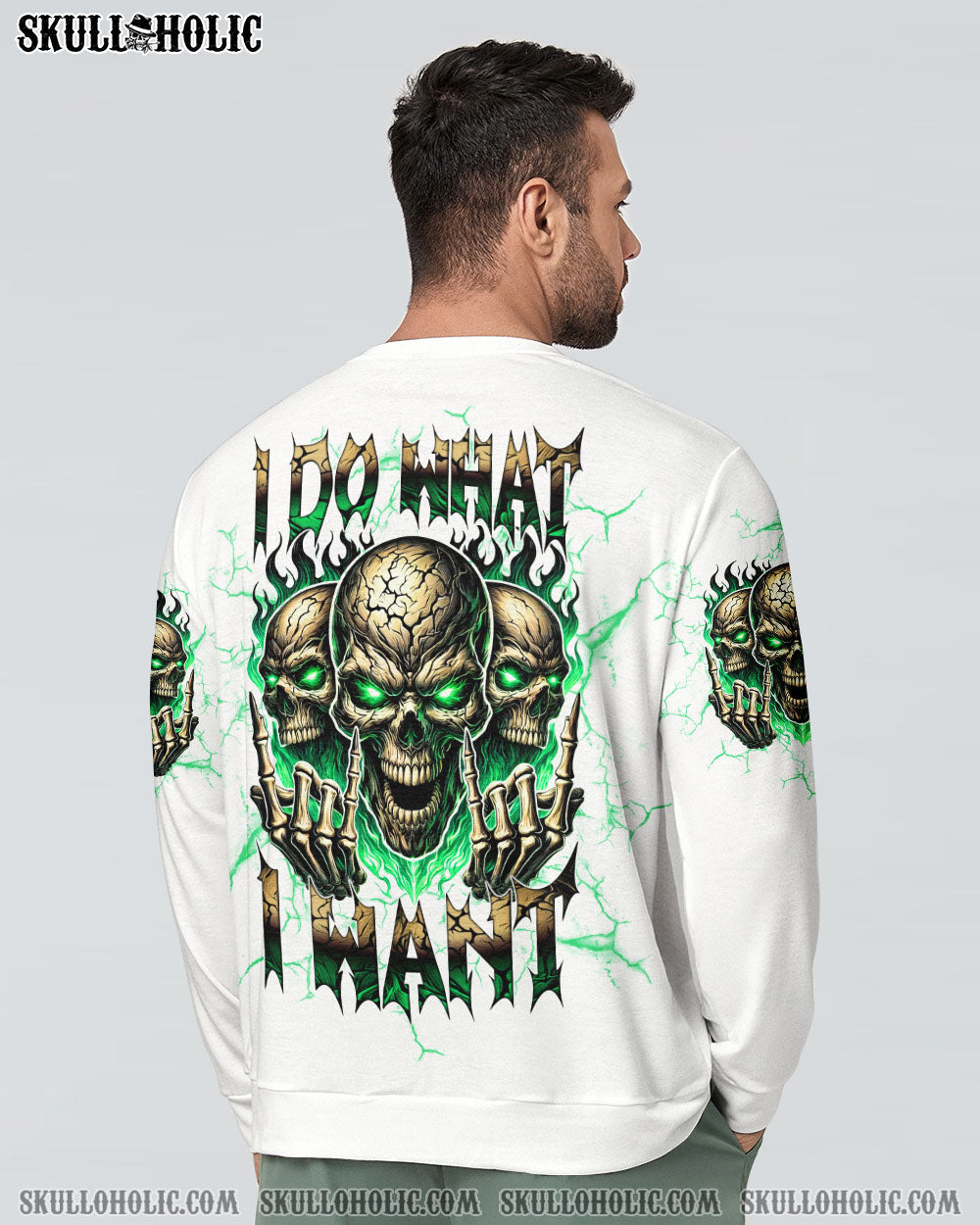 BLISSCORNERS I DO WHAT I WANT SKULL FIRE ALL OVER PRINT