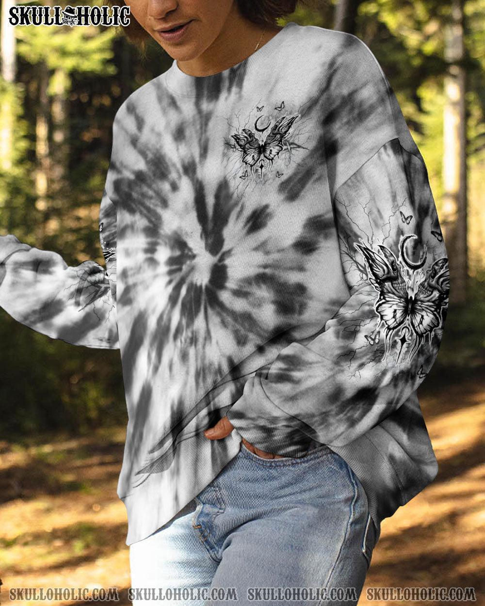 BLISSCORNERS KARMA FAIRY SKULL BUTTERFLY ALL OVER PRINT