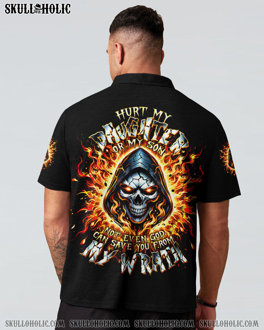 BLISSCORNERS HURT MY DAUGHTER OR MY SON REAPER ALL OVER PRINT