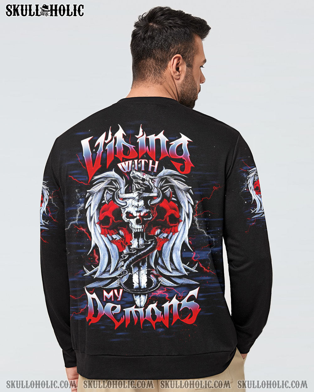 BLISSCORNERS VIBING WITH MY DEMONS ALL OVER PRINT