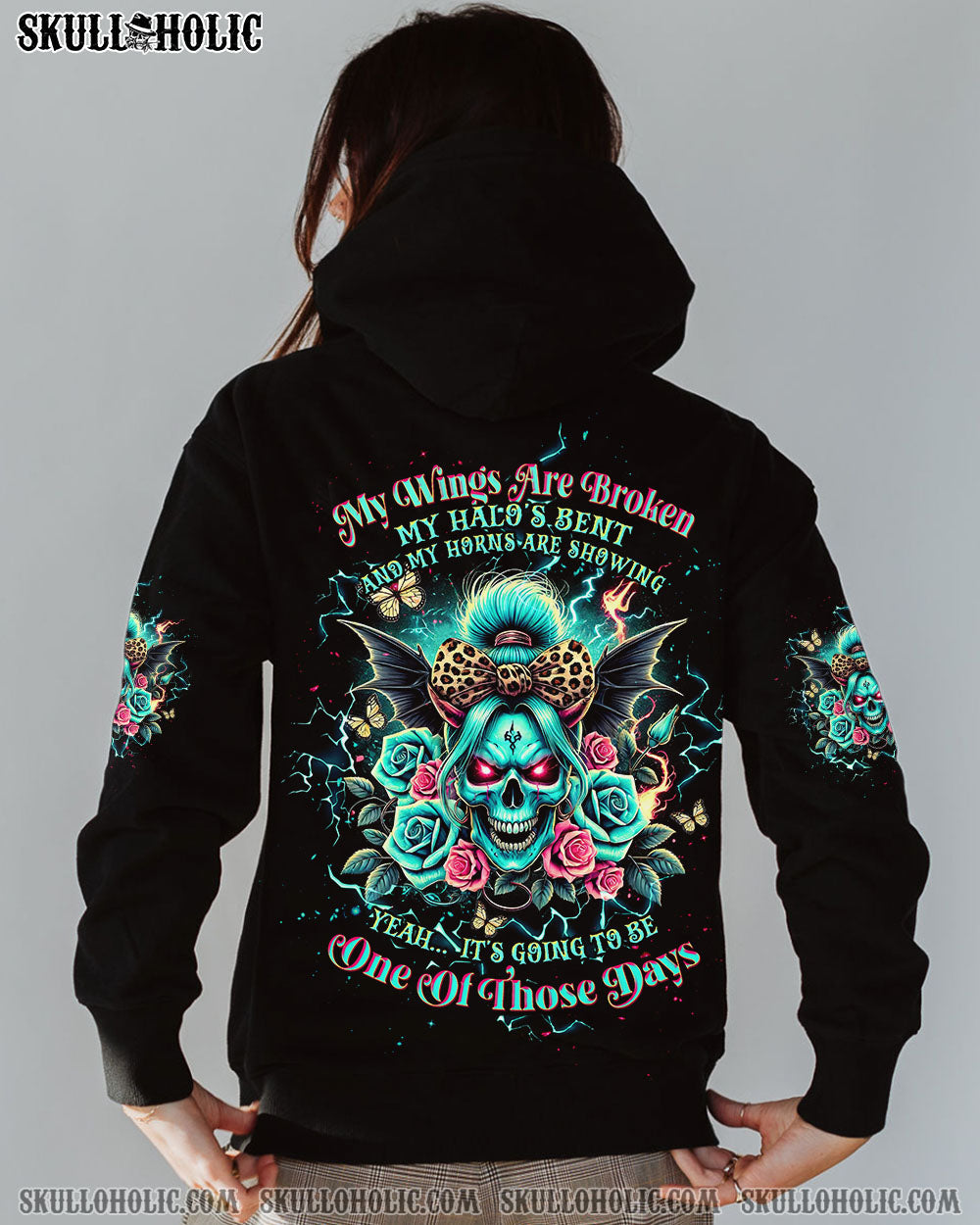 BLISSCORNERS I AM WHO I AM YOUR APPROVAL ISN'T NEEDED MESSY BUN ALL OVER PRINT