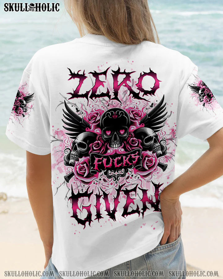 BLISSCORNERS ZERO F GIVEN ROSE SKULL ALL OVER PRINT
