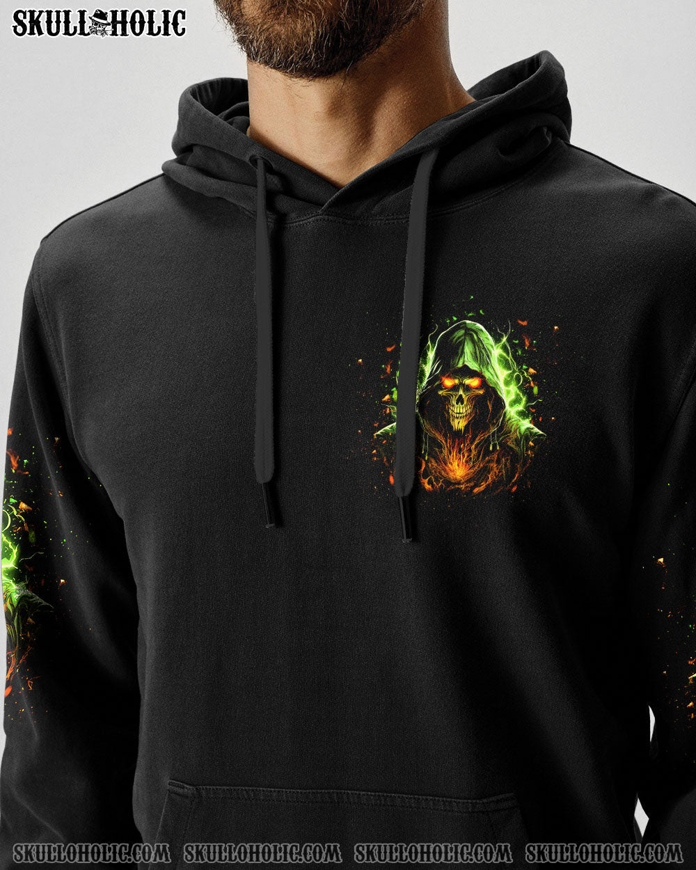 BLISSCORNERS I'M THE ONE YOU MAY WANNA SKIP SKULL REAPER ALL OVER PRINT