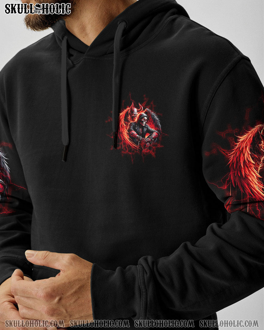 BLISSCORNERS SOMETIMES EVEN THE DEVIL ALL OVER PRINT