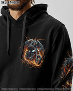 BLISSCORNERS BIKER BY BIRTH REBEL BY CHOICE SKULL ALL OVER PRINT