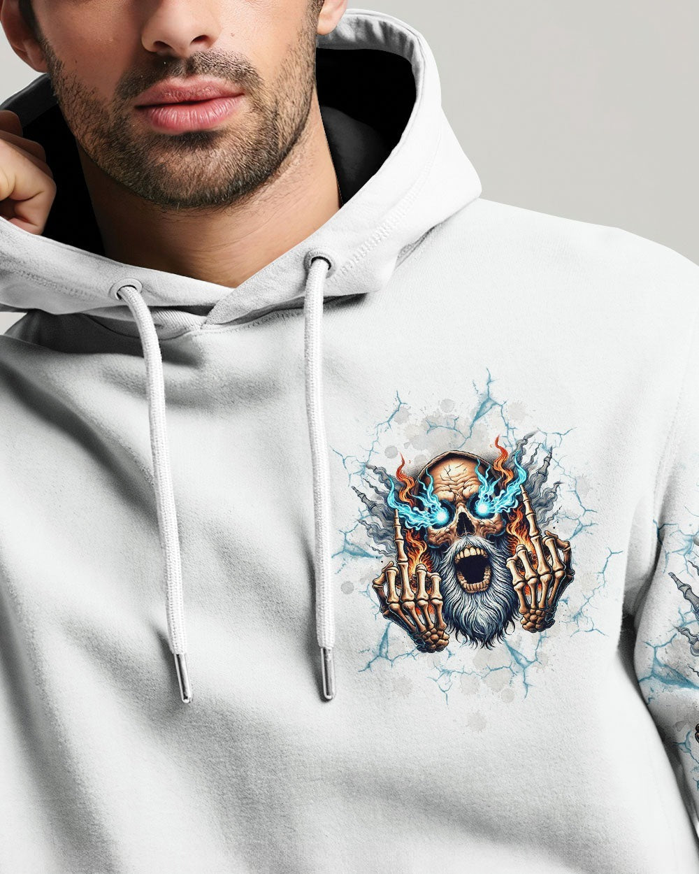 BLISSCORNERS DON'T LIKE MY ATTITUDE OLD SKULL ALL OVER PRINT