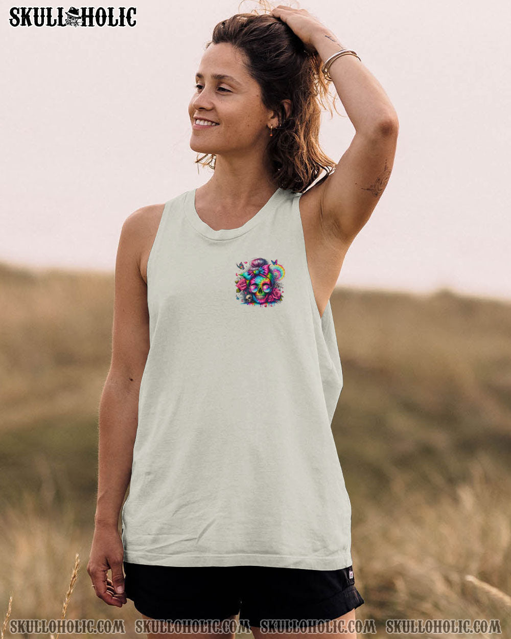 BLISSCORNERS KARMA FAIRY MESSY BUN ALL OVER PRINT