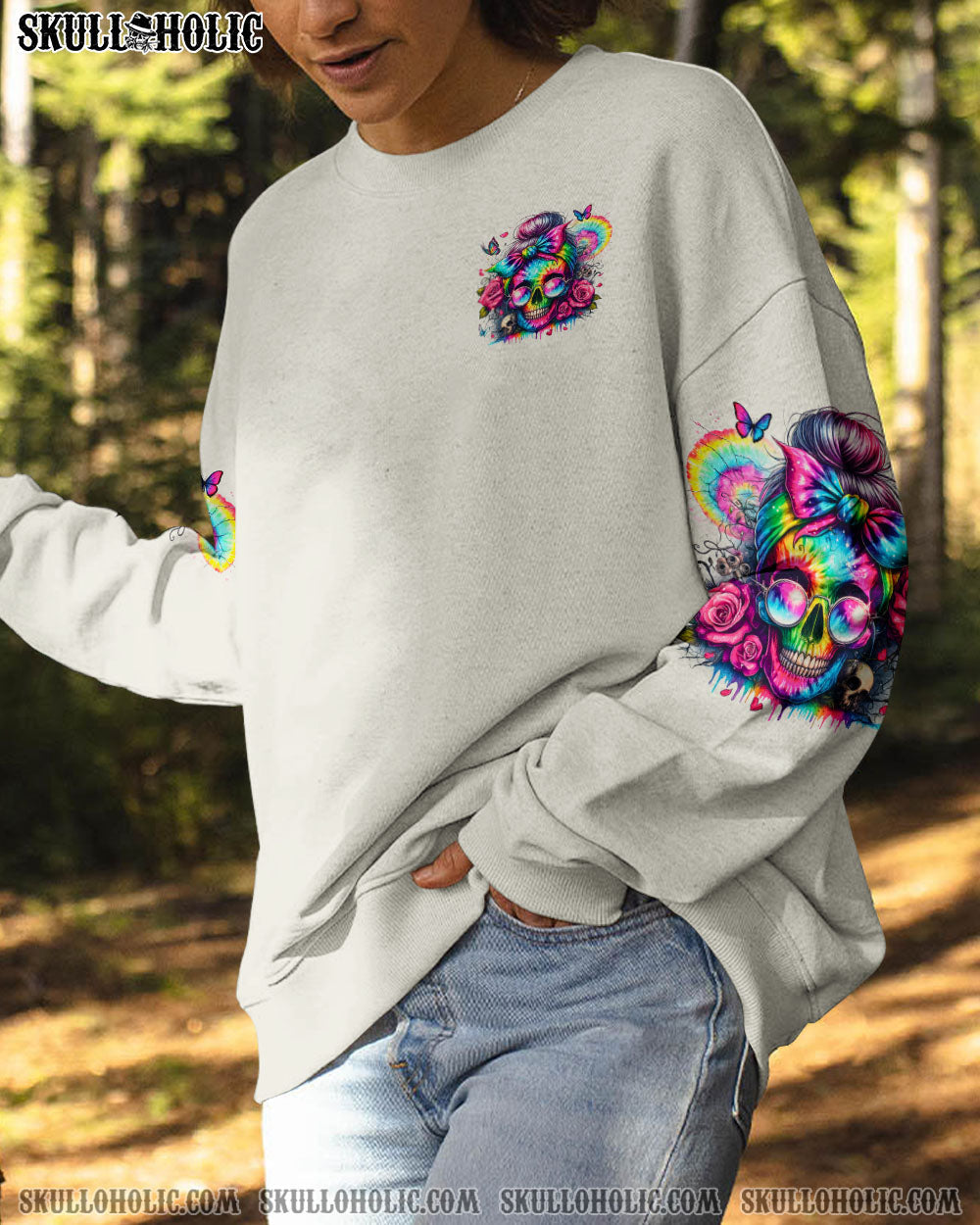 BLISSCORNERS KARMA FAIRY MESSY BUN ALL OVER PRINT