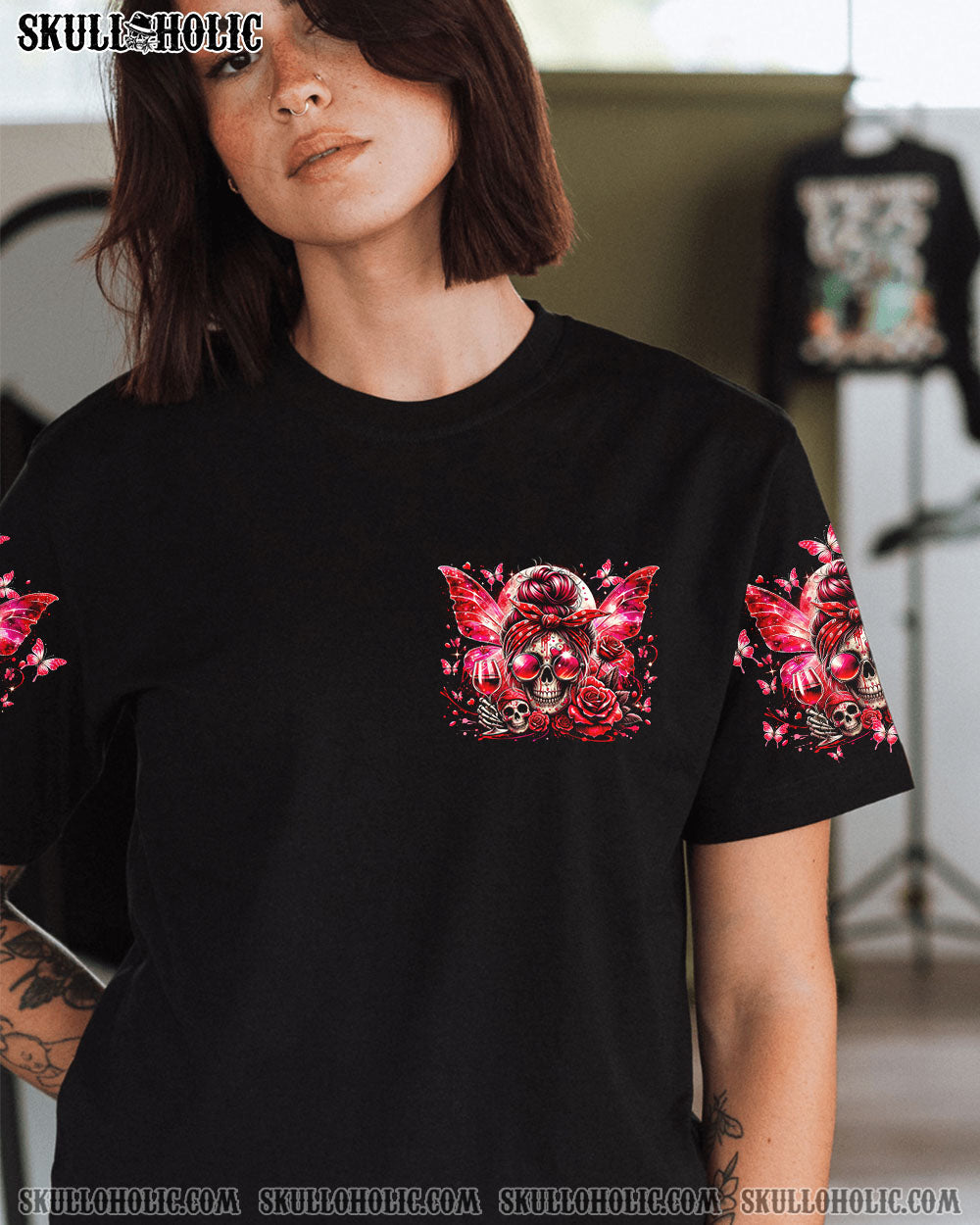 BLISSCORNERS KARMA FAIRY MESSY BUN ALL OVER PRINT