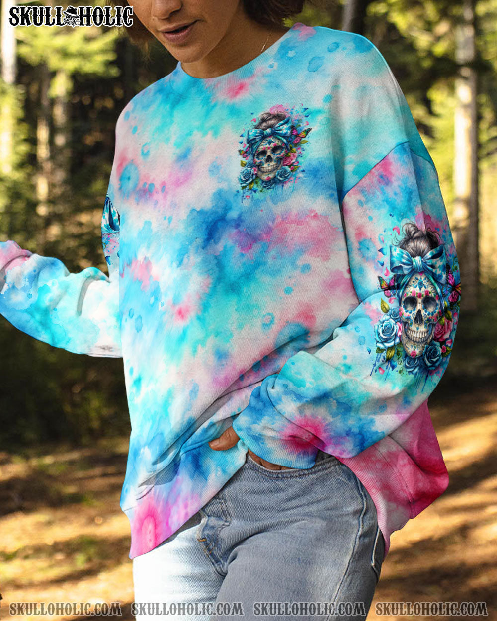 BLISSCORNERS THE GOOD GIRL IN ME TIE DYE ALL OVER PRINT
