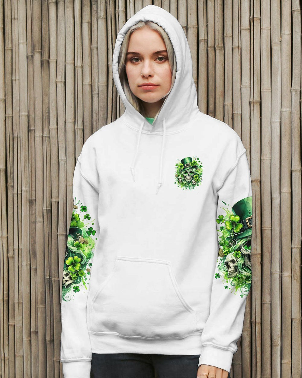 BLISSCORNERS THE GOOD GIRL IN ME PATRICK'S DAY ALL OVER PRINT