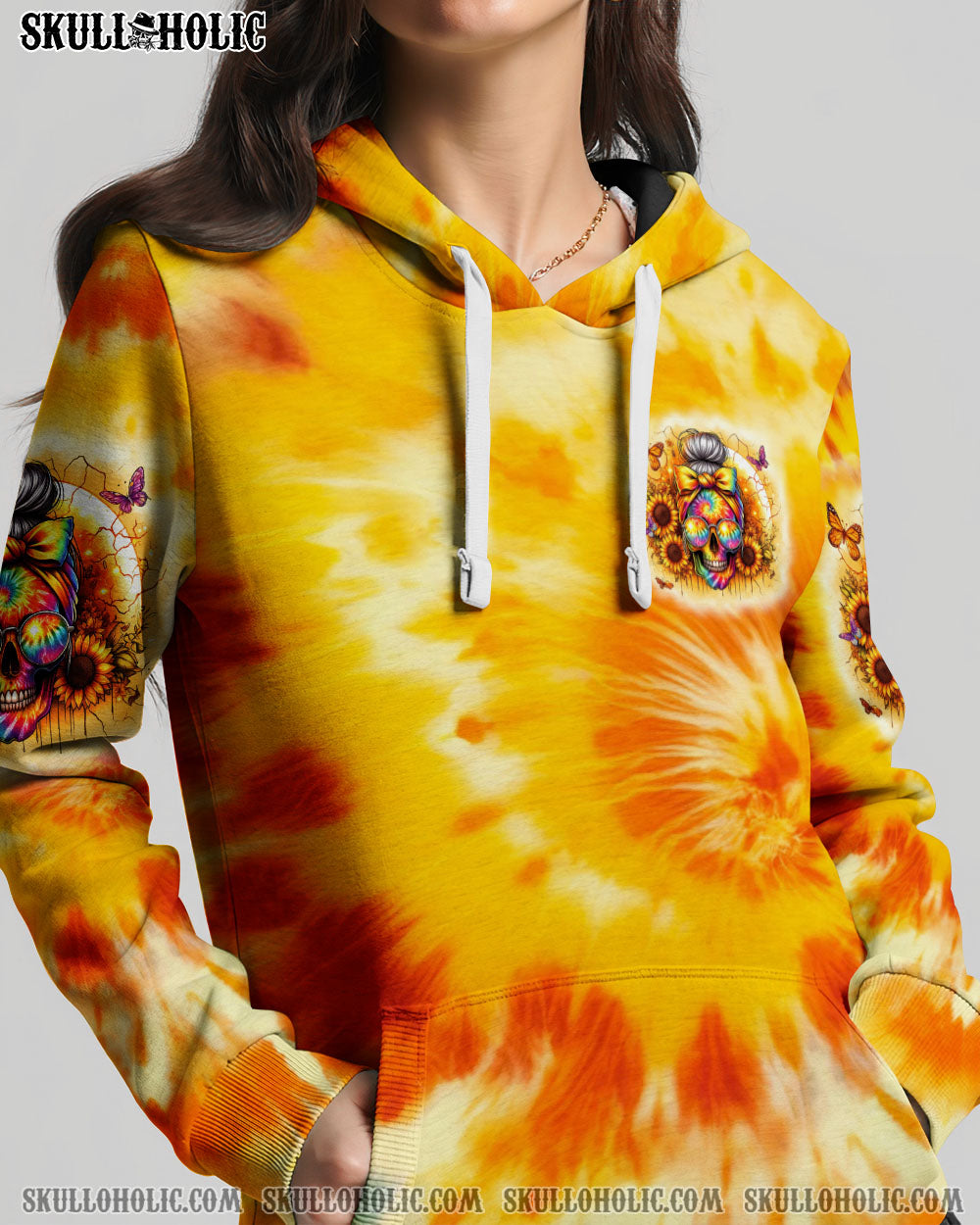 BLISSCORNERS SHE IS SUNSHINE MIXED WITH A LITTLE HURRICANE TIE DYE ALL OVER PRINT