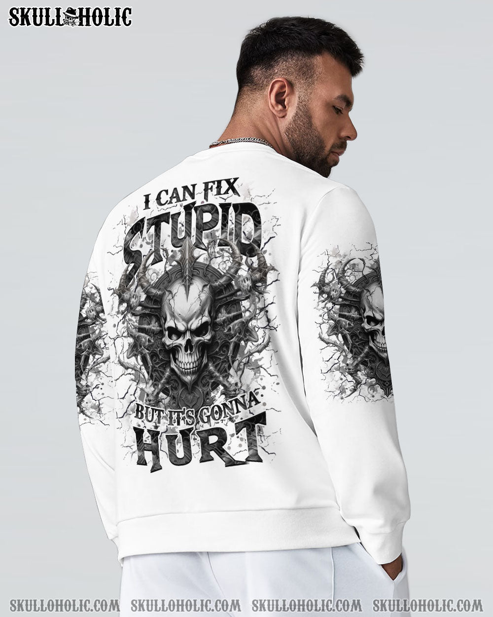BLISSCORNERS I CAN FIX STUPID BUT IT'S GONNA HURT ALL OVER PRINT