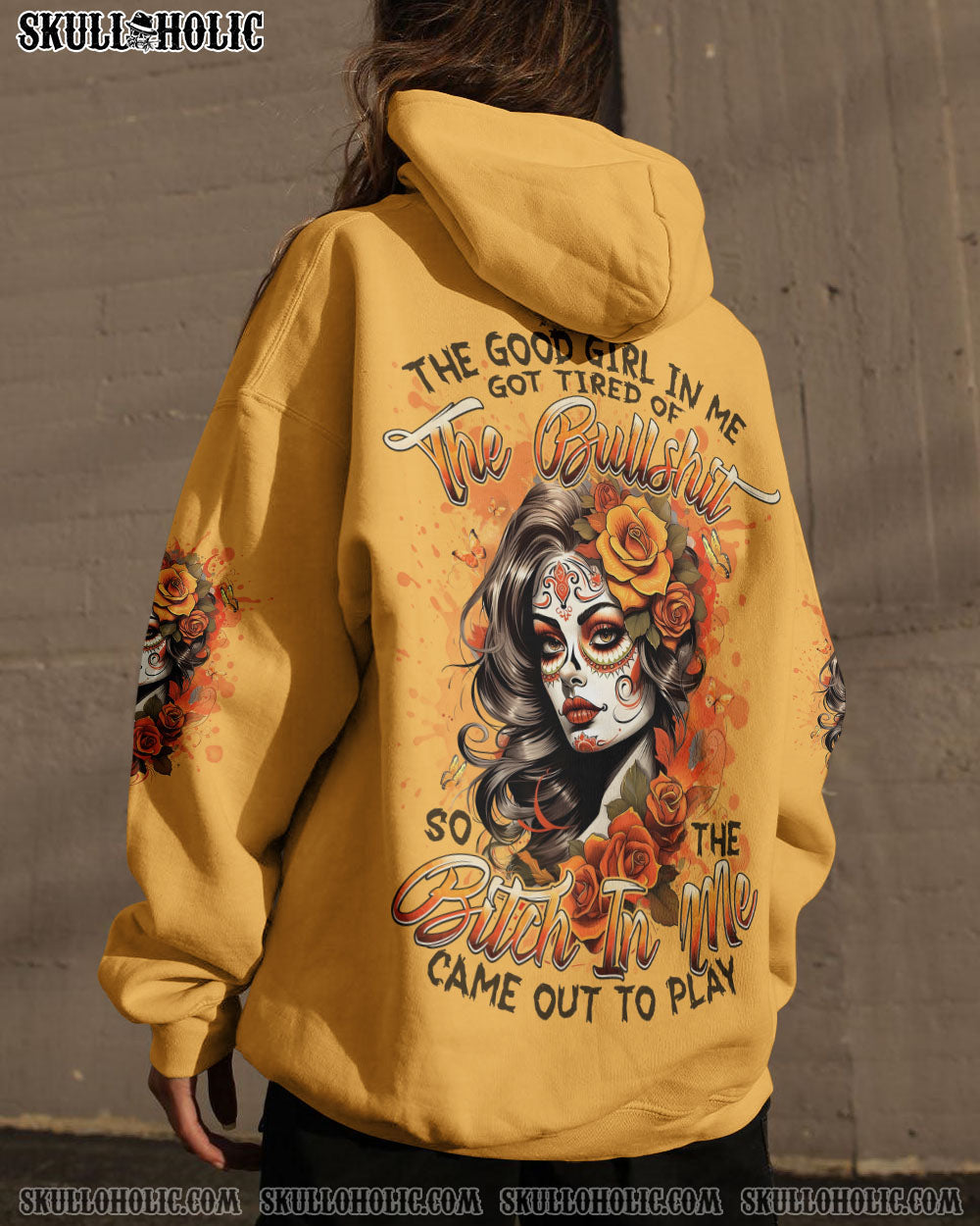 BLISSCORNERS THE GOOD GIRL IN ME ALL OVER PRINT