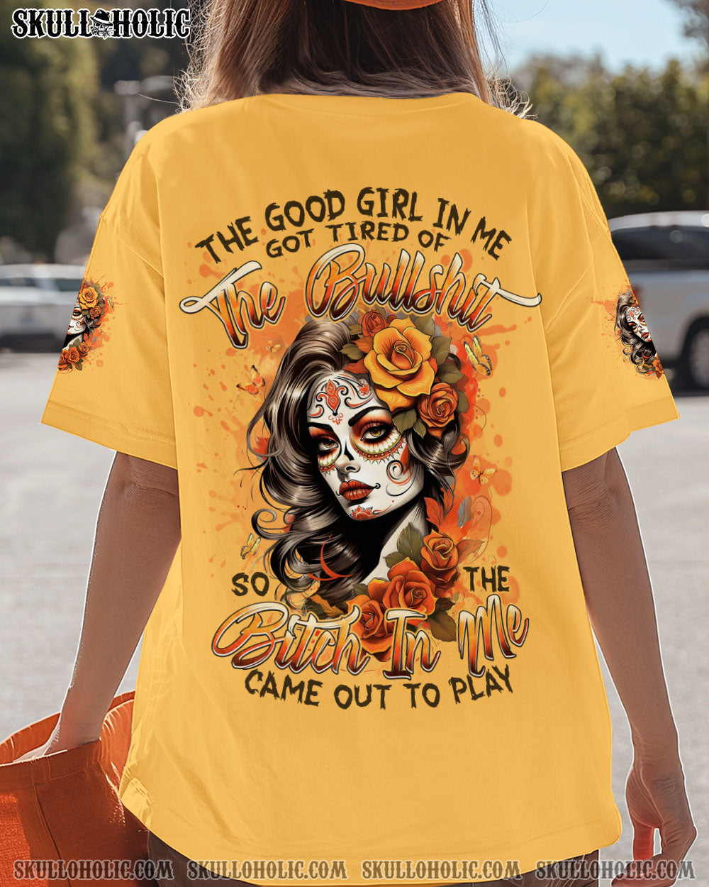 BLISSCORNERS THE GOOD GIRL IN ME ALL OVER PRINT