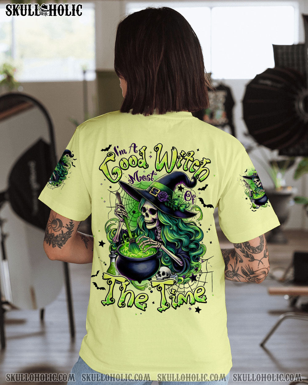 BLISSCORNERS I'M A GOOD WITCH MOST OF THE TIME HALLOWEEN ALL OVER PRINT