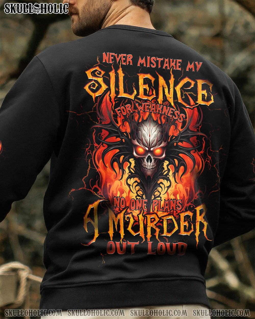 BLISSCORNERS NEVER MISTAKE MY SILENCE FOR WEAKNESS ALL OVER PRINT