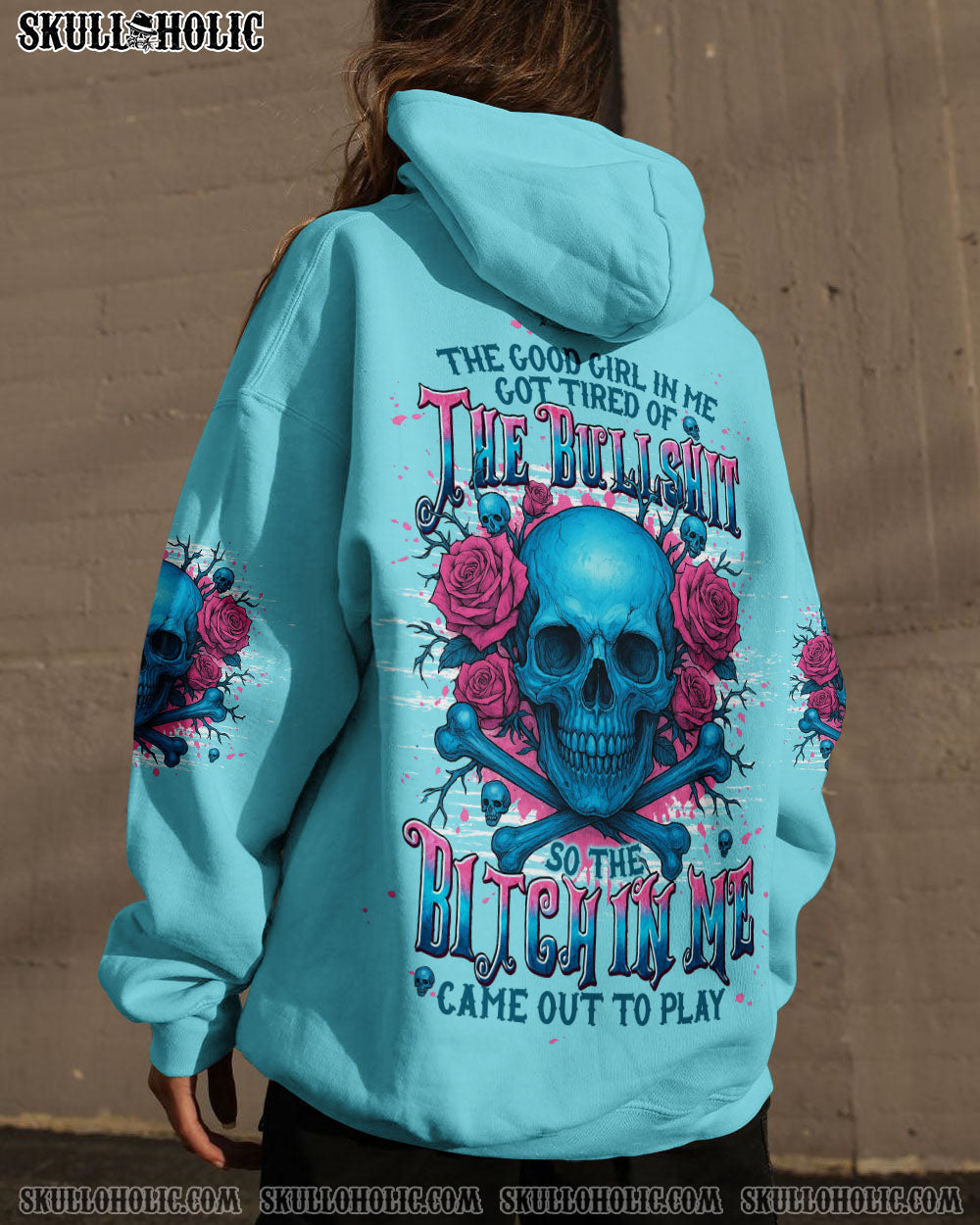 BLISSCORNERS THE GOOD GIRL IN ME ALL OVER PRINT