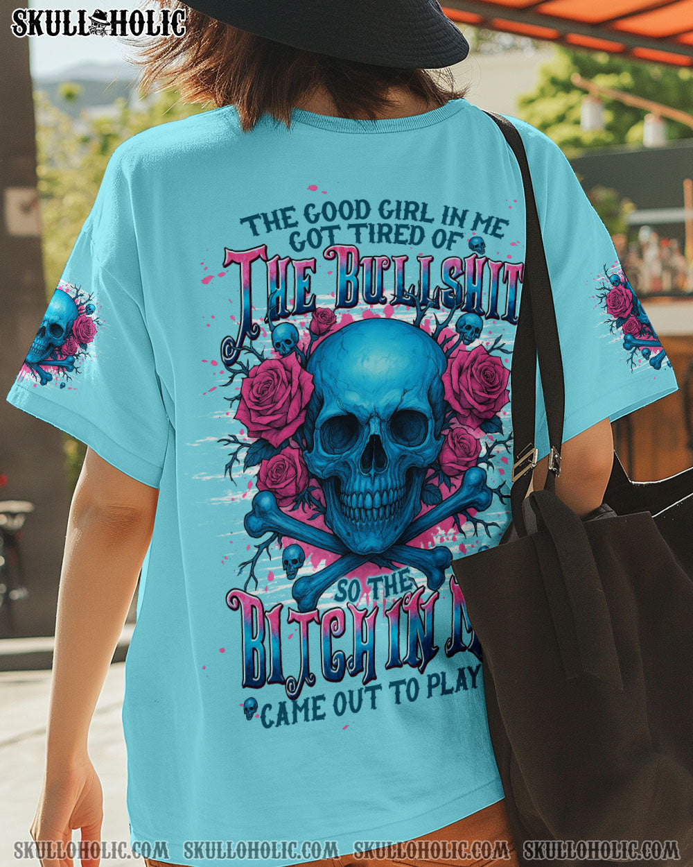 BLISSCORNERS THE GOOD GIRL IN ME ALL OVER PRINT