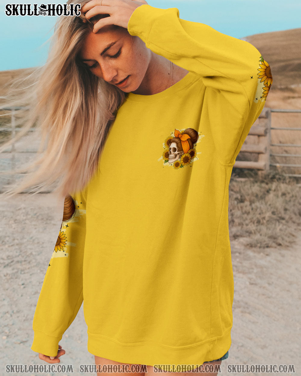 BLISSCORNERS YOU COULDN'T HANDLE ME MESSY BUN TIE DYE ALL OVER PRINT