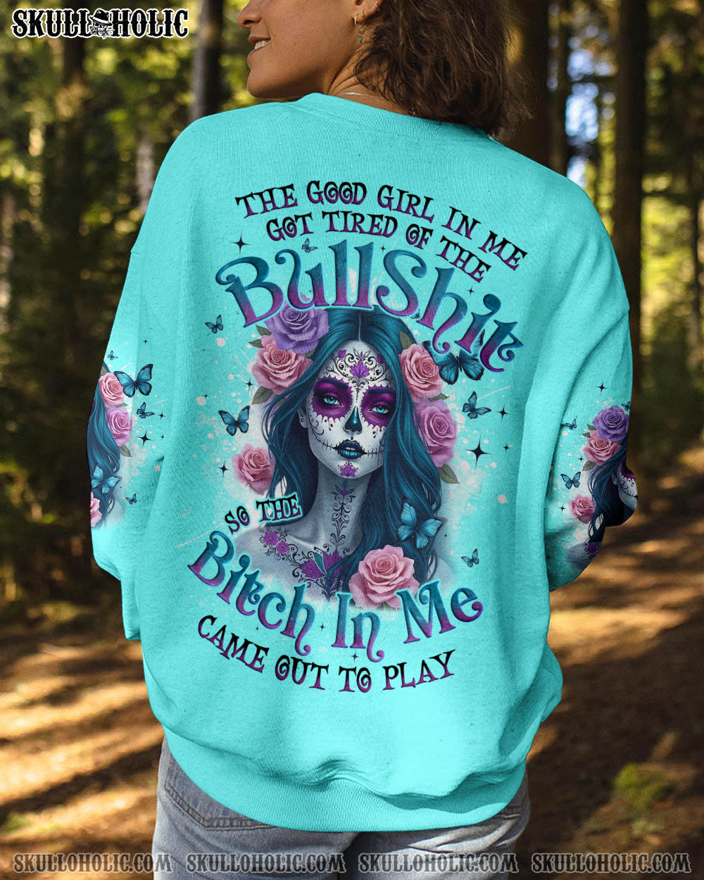 BLISSCORNERS THE GOOD GIRL IN ME ALL OVER PRINT