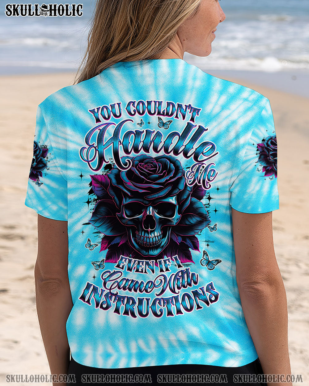 BLISSCORNERS YOU COULDN'T HANDLE ME TIE DYE ALL OVER PRINT
