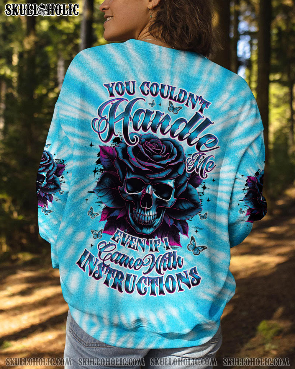 BLISSCORNERS YOU COULDN'T HANDLE ME TIE DYE ALL OVER PRINT