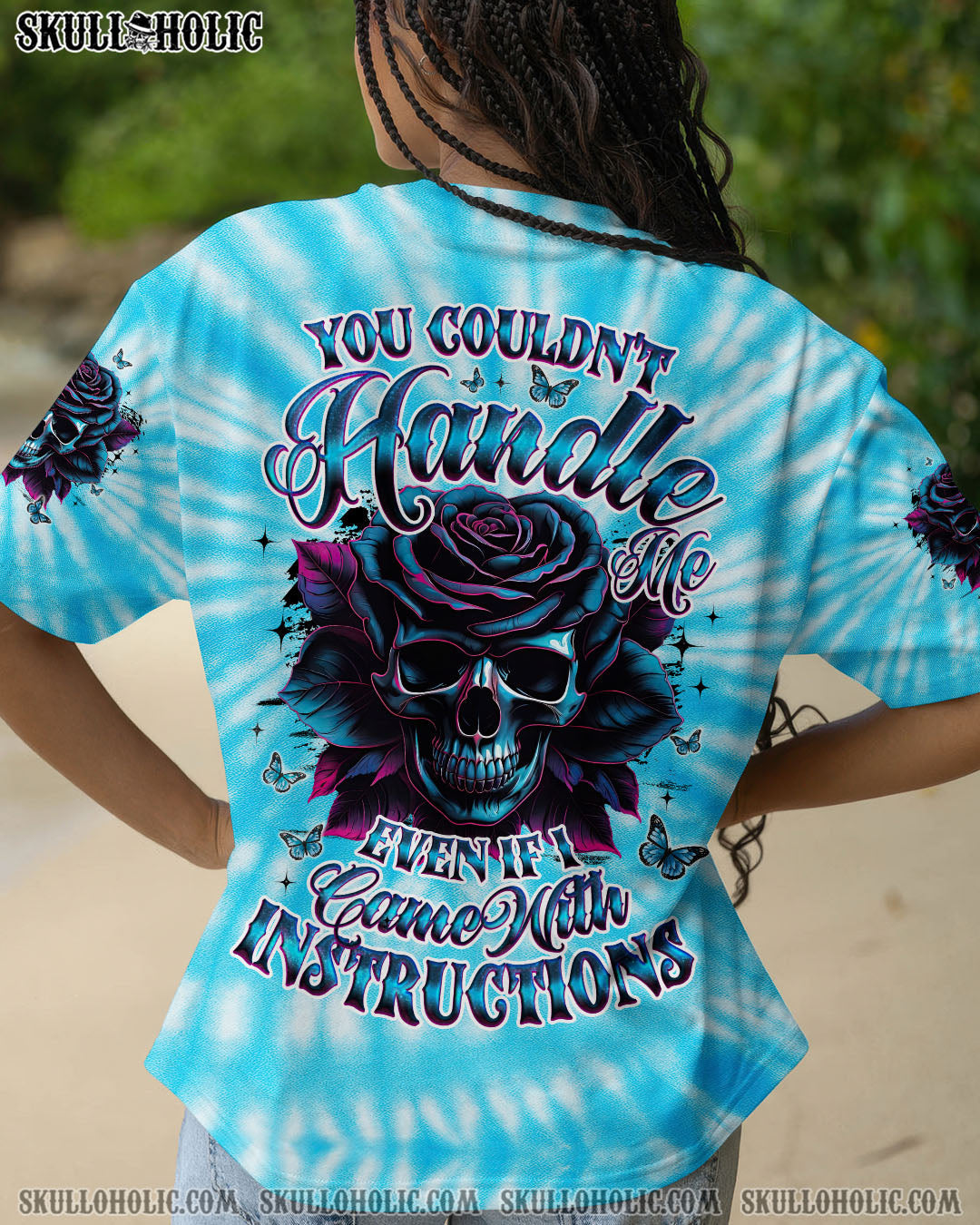 BLISSCORNERS YOU COULDN'T HANDLE ME TIE DYE ALL OVER PRINT
