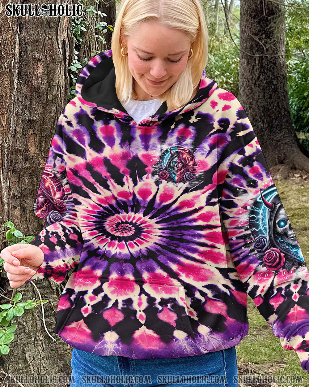 BLISSCORNERS THE GOOD GIRL IN ME TIE DYE ALL OVER PRINT