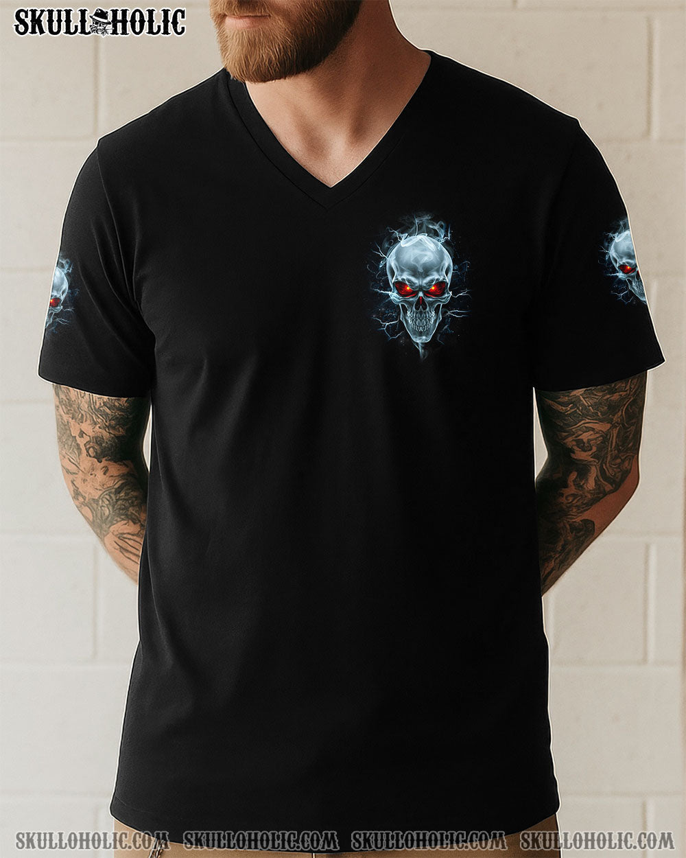 BLISSCORNERS LOYALTY MAKES YOU FAMILY SKULL ALL OVER PRINT