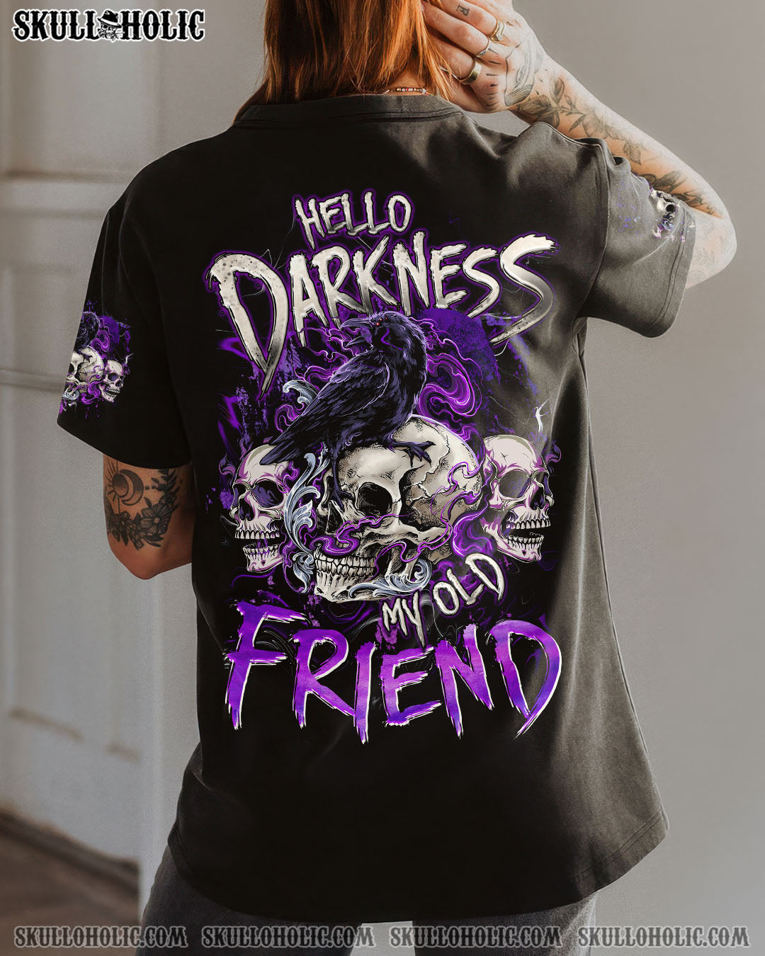 BLISSCORNERS HELLO DARKNESS MY OLD FRIEND ALL OVER PRINT