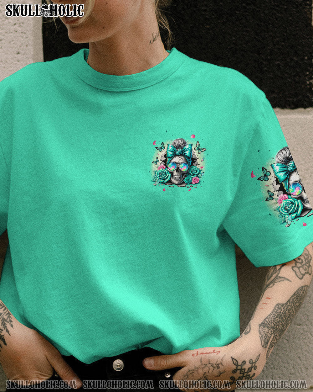 BLISSCORNERS SOMETIMES SWEET OFTEN DANGEROUS MESSY BUN ALL OVER PRINT