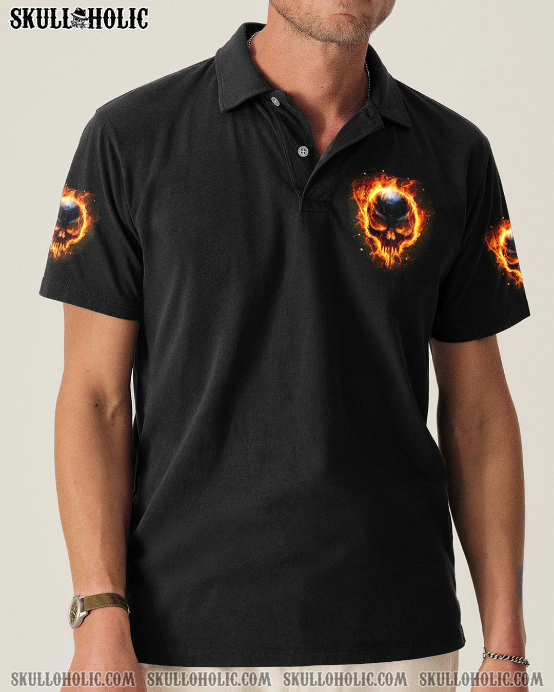 BLISSCORNERS I'M NEVER ALONE FIRE DEMONS ALL OVER PRINT