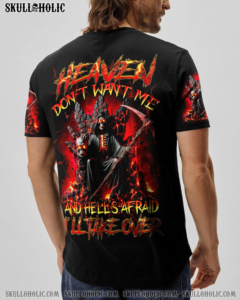 BLISSCORNERS HEAVEN DON'T WANT ME ALL OVER PRINT