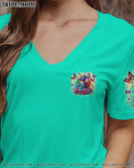 BLISSCORNERS A MOUTH I CAN'T CONTROL MESSY BUN SKULL ALL OVER PRINT