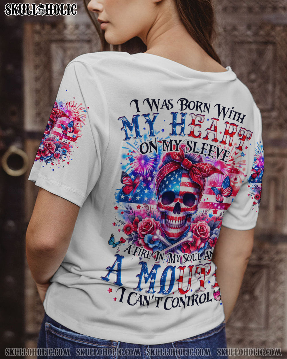 BLISSCORNERS YOU COULDN'T HANDLE ME MESSY BUN ALL OVER PRINT