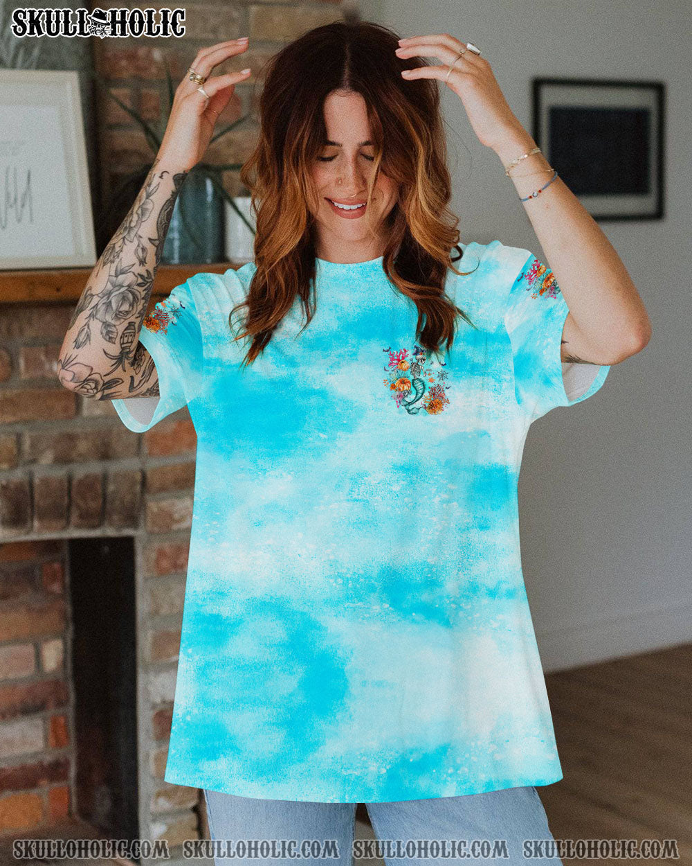 BLISSCORNERS SALTY WITCH MERMAID HALLOWEEN ALL OVER PRINT