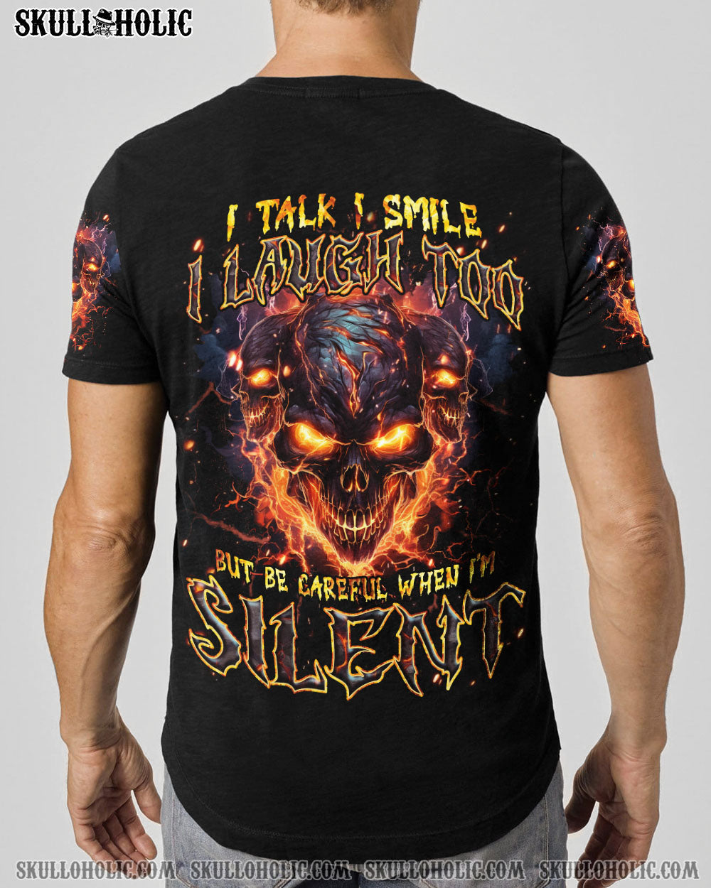 BLISSCORNERS BE CAREFUL WHEN I'M SILENT ALL OVER PRINT