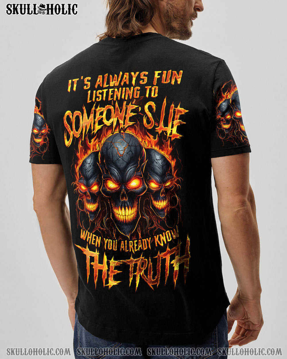 BLISSCORNERS WHEN YOU ALREADY KNOW THE TRUTH SKULL ALL OVER PRINT