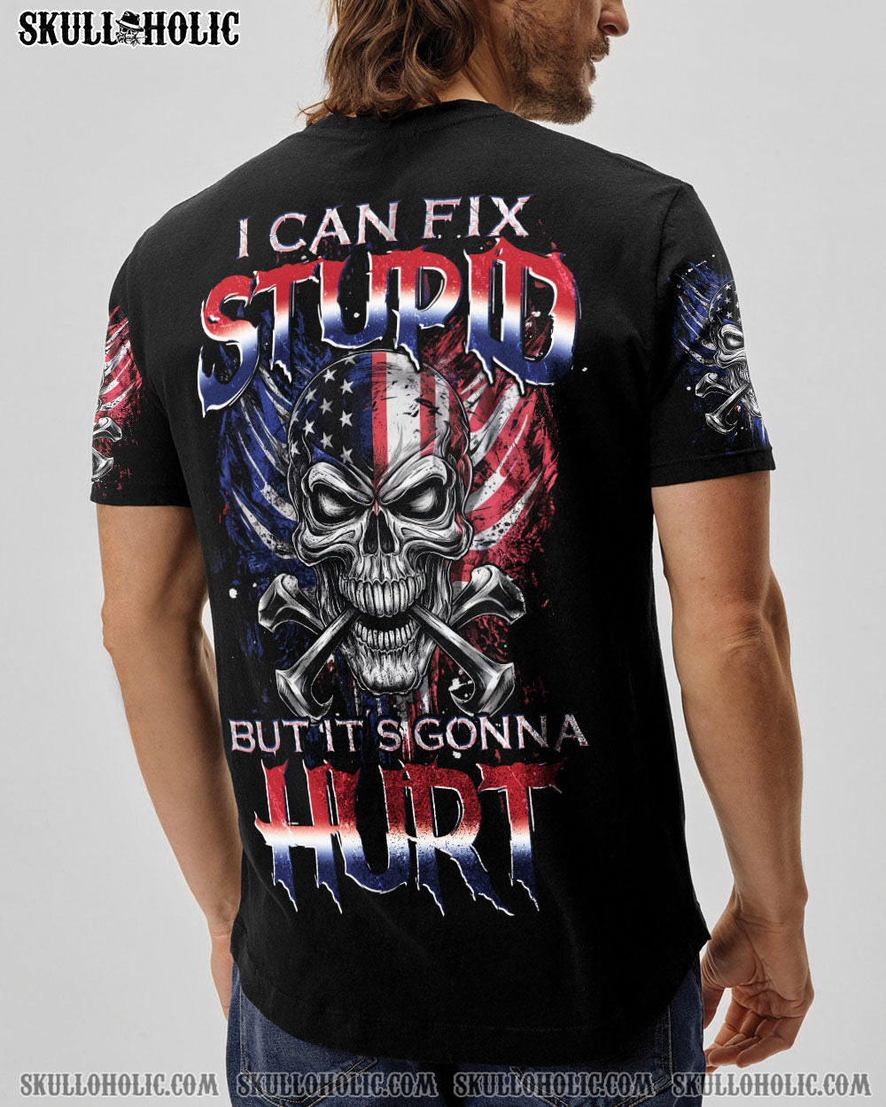 BLISSCORNERS I CAN FIX STUPID BUT IT'S GONNA HURT ALL OVER PRINT