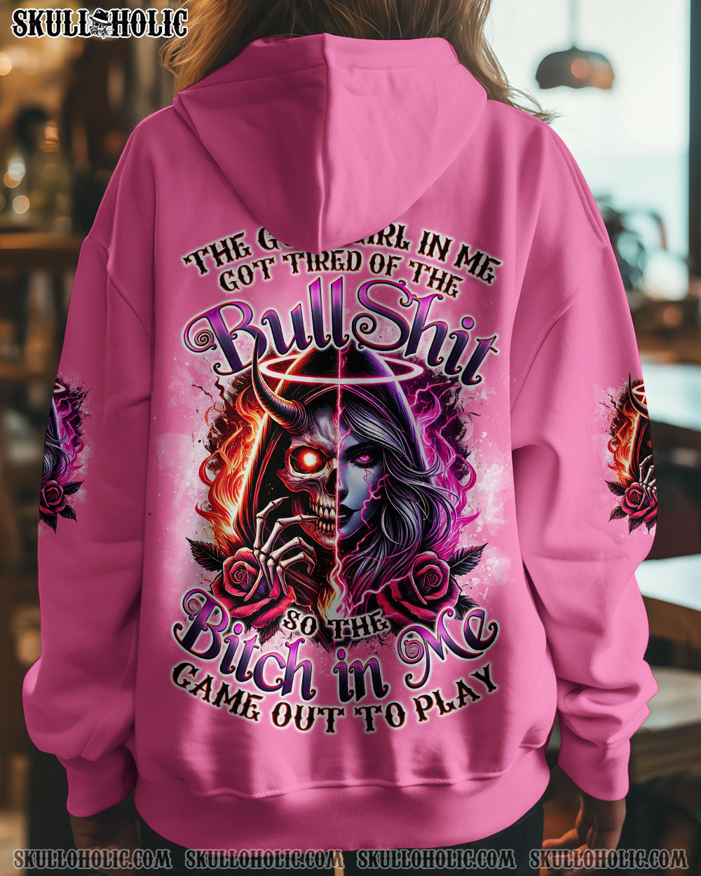 BLISSCORNERS THE GOOD GIRL IN ME ALL OVER PRINT