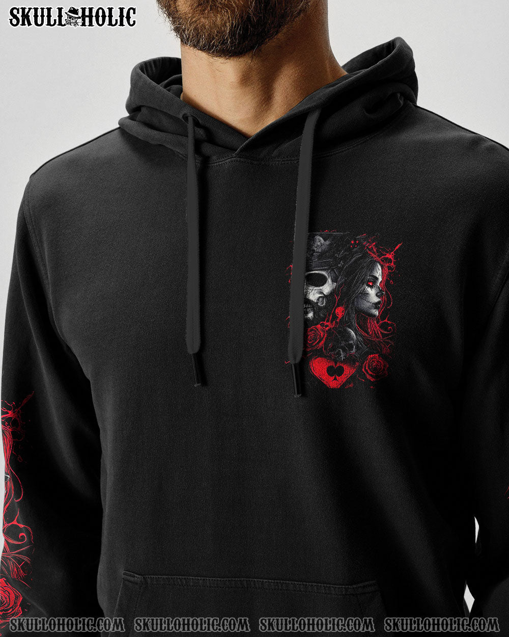 BLISSCORNERS GOD KNEW I NEEDED AN ANGEL SKULL ALL OVER PRINT