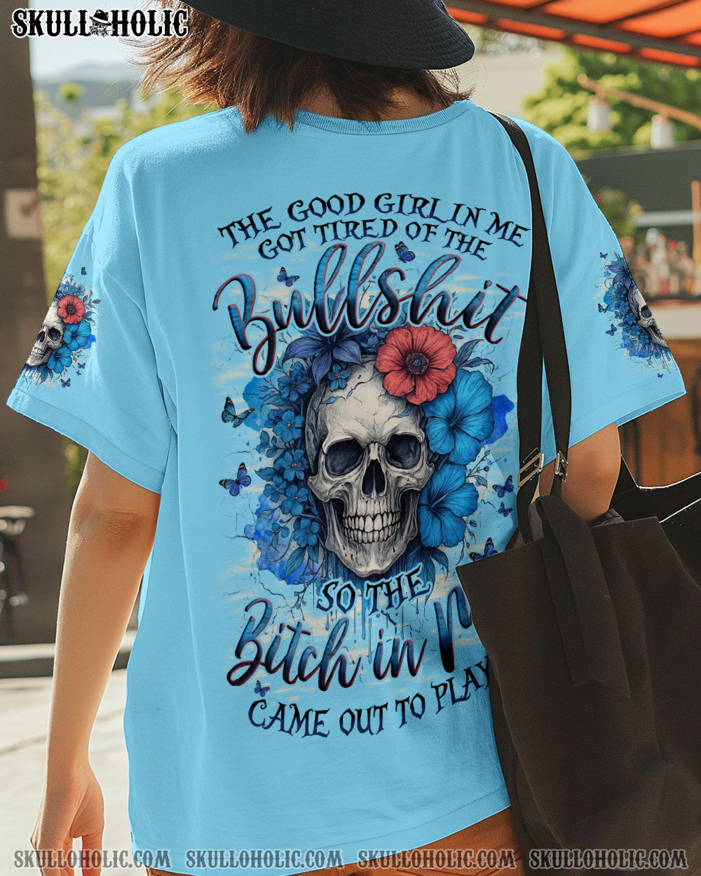 BLISSCORNERS THE GOOD GIRL IN ME ALL OVER PRINT
