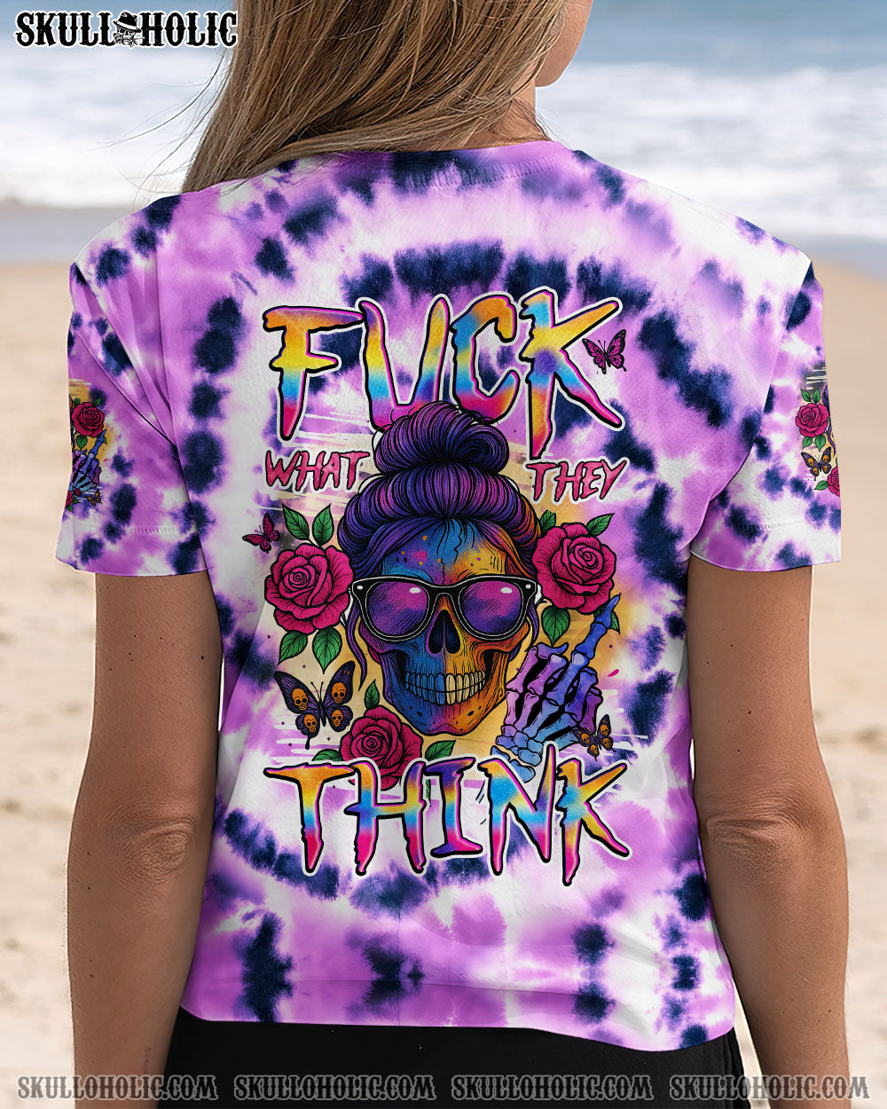 BLISSCORNERS F WHAT THEY THINK TIE DYE ALL OVER PRINT