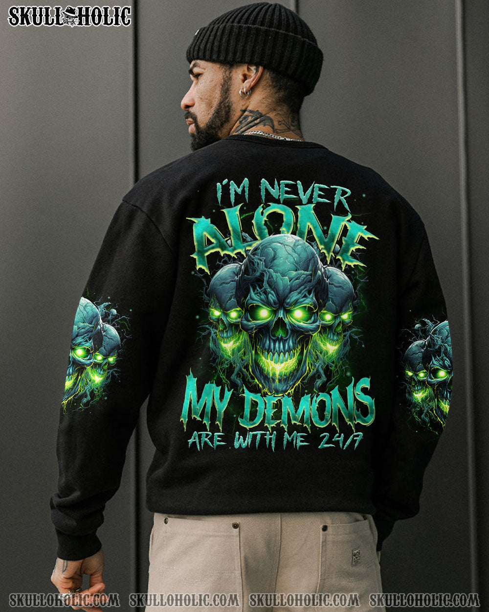 BLISSCORNERS I'M NEVER ALONE ALL OVER PRINT