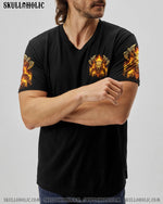 BLISSCORNERS BETTER TO BE A WOLF OF ODIN THAN A LAMB OF GOD VIKING SKULL ALL OVER PRINT