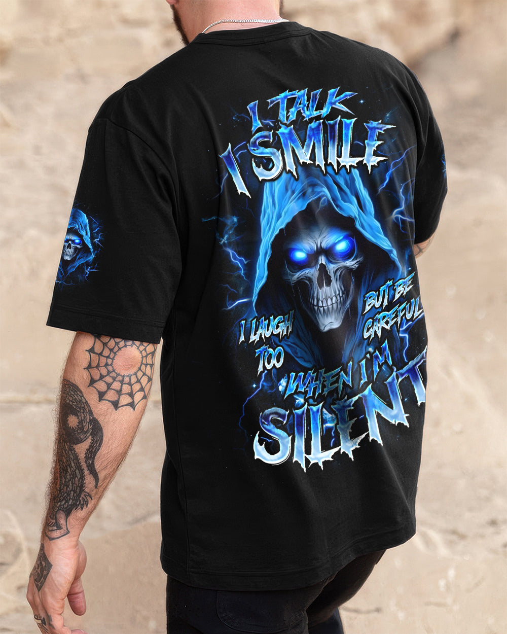 BLISSCORNERS BE CAREFUL WHEN I AM SILENT ALL OVER PRINT