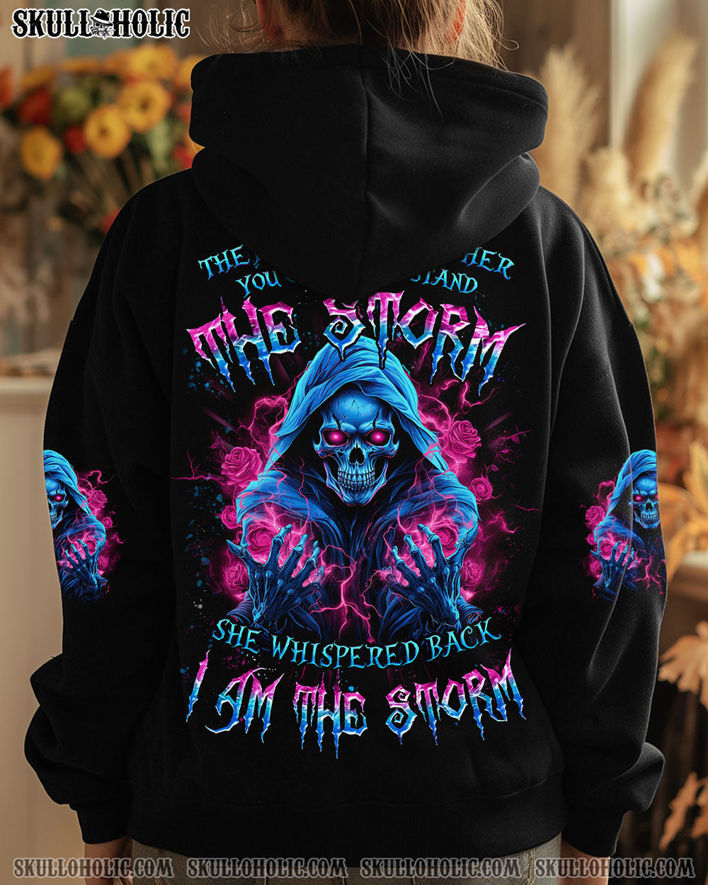BLISSCORNERS I AM THE STORM SKULL ALL OVER PRINT